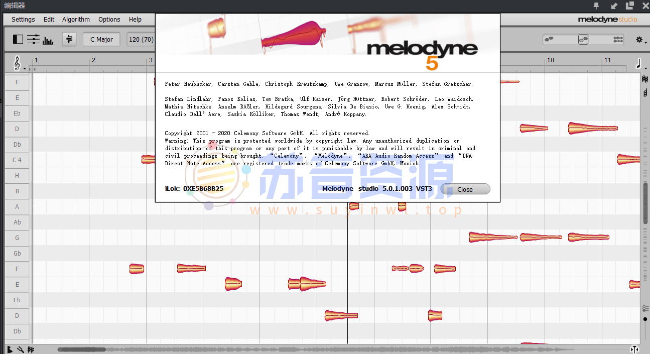 Melodyne 5(麦乐迪调音软件) 5.0.1.003 免费版