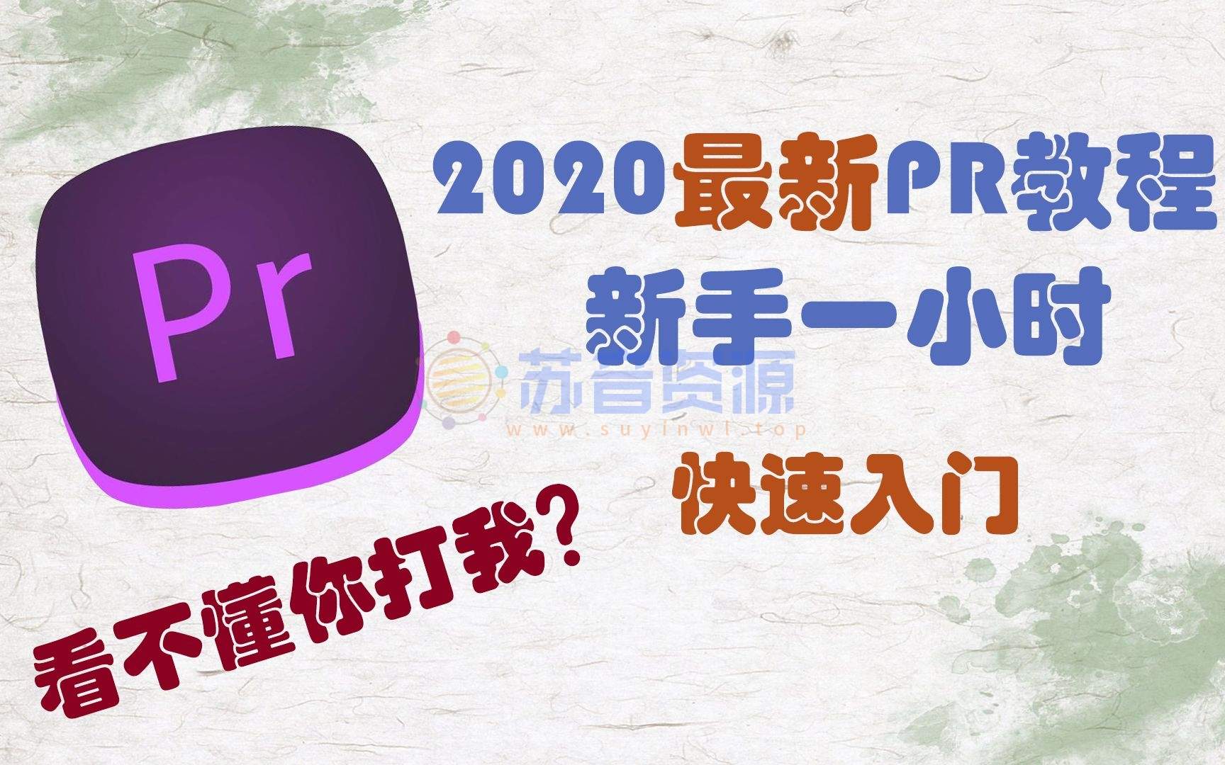 [苏音教程] 苏音PR零基础视频教程