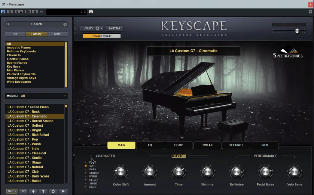 [钢琴音源]四巨头音源Keysacpe包含上千种银色